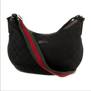 Gucci GG Canvas Web Crossbody Bag